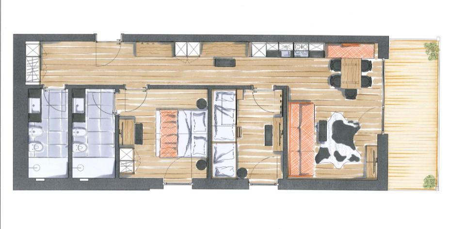 Chalet Nora San Vigilio Di Marebbe Kültér fotó